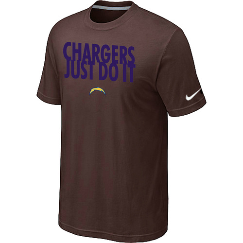 San Diego Charger Just Do It Brown T-Shirt,We sell and wholesale San Diego Charger Just Do It Brown T-Shirt on line form chian!