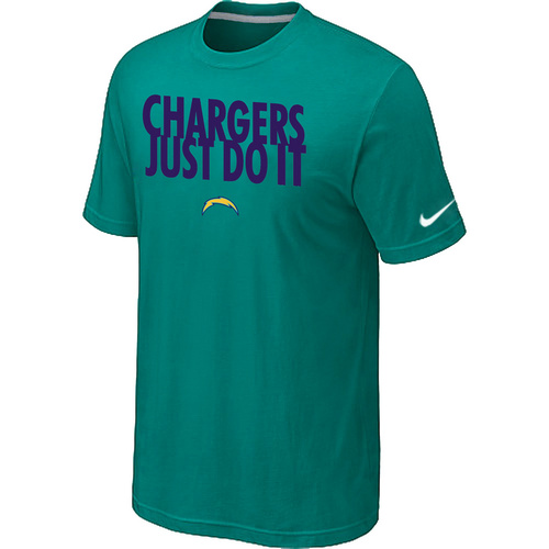 San Diego Charger Just Do It Green T-Shirt,We sell and wholesale San Diego Charger Just Do It Green T-Shirt on line form chian!