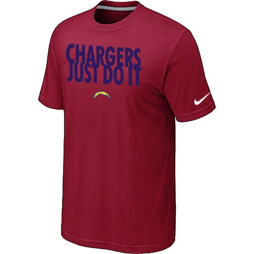 San Diego Charger Just Do It Red T-Shirt,We sell and wholesale San Diego Charger Just Do It Red T-Shirt on line form chian!