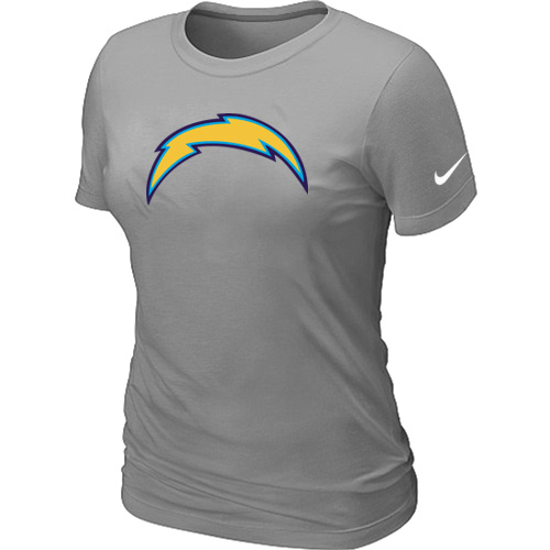 San Diego Charger L.Grey Women's Logo T-Shirt,We sell and wholesale San Diego Charger L.Grey Women's Logo T-Shirt on line form chian!