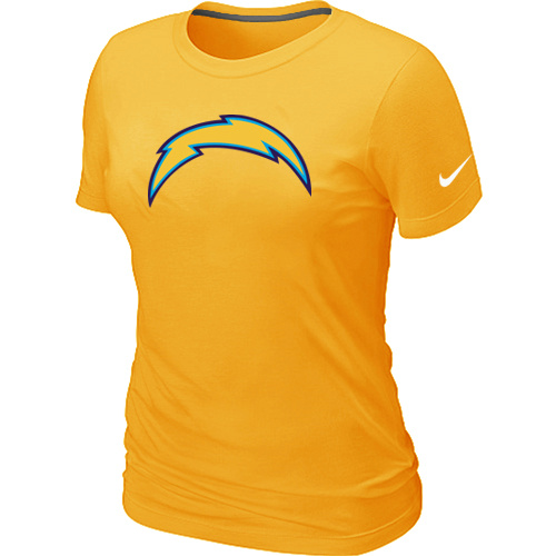 San Diego Charger Yellow Women's Logo T-Shirt,We sell and wholesale San Diego Charger Yellow Women's Logo T-Shirt on line form chian!