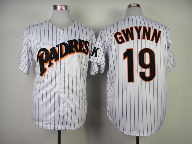 San Diego Padres #19 Tony Gwynn White Strip Throwback Jerseys,We sell and wholesale San Diego Padres #19 Tony Gwynn White Strip Throwback Jerseys on line form chian!