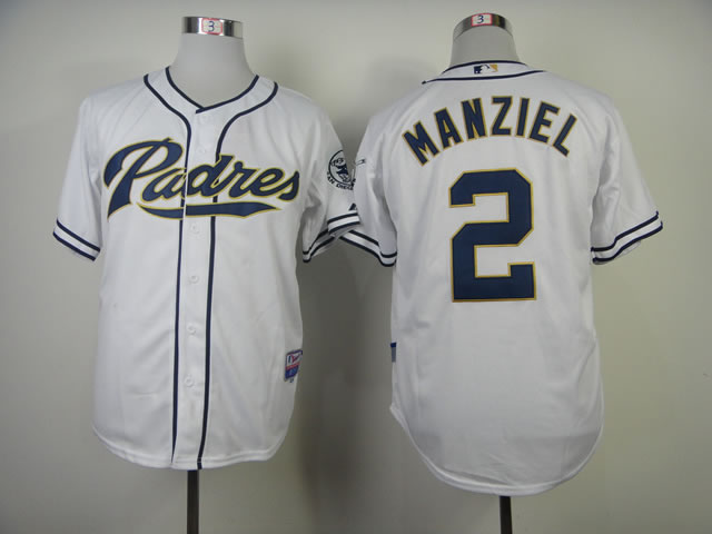 San Diego Padres #2 Manziel White Jerseys,We sell and wholesale San Diego Padres #2 Manziel White Jerseys on line form chian!