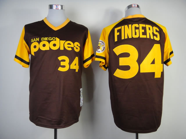 San Diego Padres #34 Fingers Brown Throwback Jerseys,We sell and wholesale San Diego Padres #34 Fingers Brown Throwback Jerseys on line form chian!
