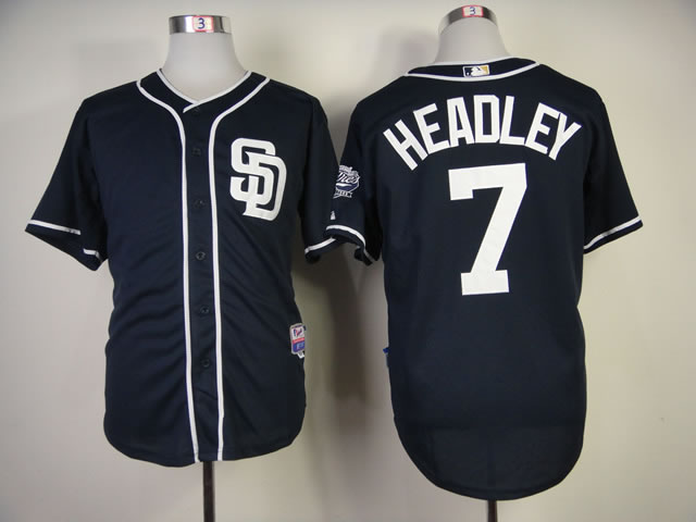 San Diego Padres #7 Chase Headley Navy Blue Jerseys,We sell and wholesale San Diego Padres #7 Chase Headley Navy Blue Jerseys on line form chian!