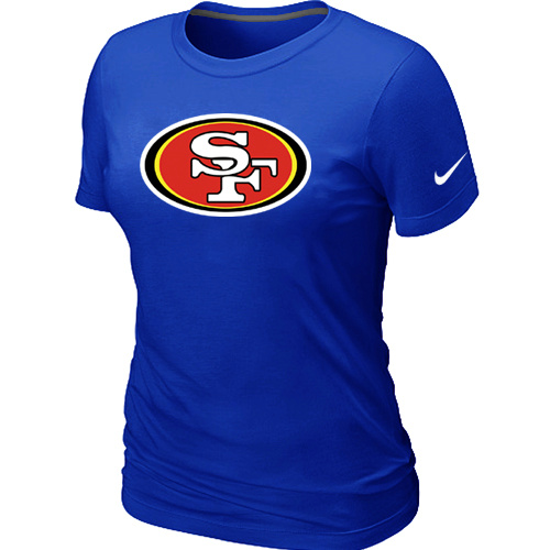 San Francisco 49ers Blue Women's Logo T-Shirt,We sell and wholesale San Francisco 49ers Blue Women's Logo T-Shirt on line form chian!