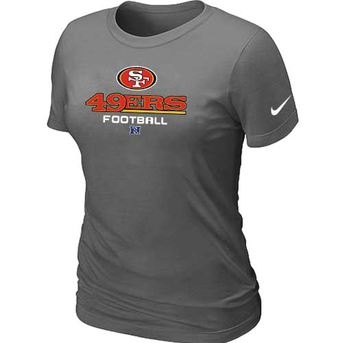 San Francisco 49ers D.Grey Women's Critical Victory T-Shirt,We sell and wholesale San Francisco 49ers D.Grey Women's Critical Victory T-Shirt on line form chian!