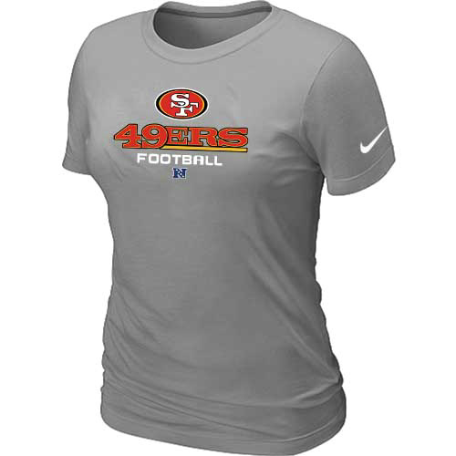San Francisco 49ers L.Grey Women's Critical Victory T-Shirt,We sell and wholesale San Francisco 49ers L.Grey Women's Critical Victory T-Shirt on line form chian!