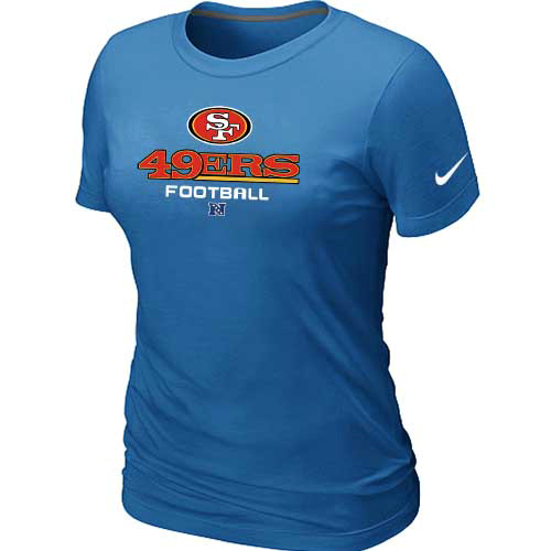 San Francisco 49ers L.blue Women's Critical Victory T-Shirt,We sell and wholesale San Francisco 49ers L.blue Women's Critical Victory T-Shirt on line form chian!