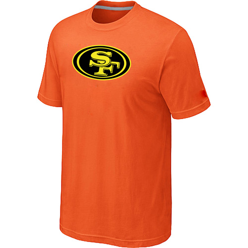 San Francisco 49ers Neon Logo Charcoal Orange T-shirt,We sell and wholesale San Francisco 49ers Neon Logo Charcoal Orange T-shirt on line form chian!
