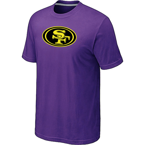 San Francisco 49ers Neon Logo Charcoal Purple T-shirt,We sell and wholesale San Francisco 49ers Neon Logo Charcoal Purple T-shirt on line form chian!