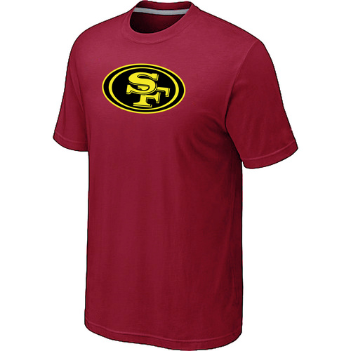 San Francisco 49ers Neon Logo Charcoal Red T-shirt,We sell and wholesale San Francisco 49ers Neon Logo Charcoal Red T-shirt on line form chian!