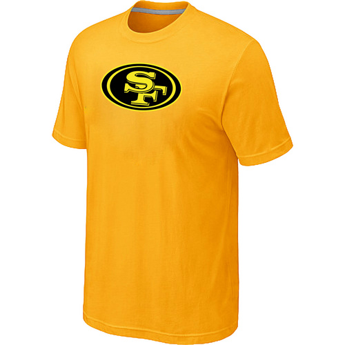 San Francisco 49ers Neon Logo Charcoal Yellow T-shirt,We sell and wholesale San Francisco 49ers Neon Logo Charcoal Yellow T-shirt on line form chian!
