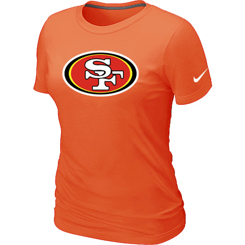 San Francisco 49ers Orange Women's Logo T-Shirt,We sell and wholesale San Francisco 49ers Orange Women's Logo T-Shirt on line form chian!