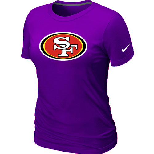 San Francisco 49ers Purple Women's Logo T-Shirt,We sell and wholesale San Francisco 49ers Purple Women's Logo T-Shirt on line form chian!