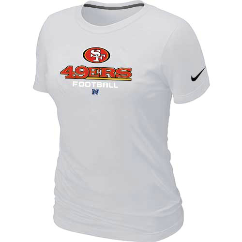 San Francisco 49ers White Women's Critical Victory T-Shirt,We sell and wholesale San Francisco 49ers White Women's Critical Victory T-Shirt on line form chian!