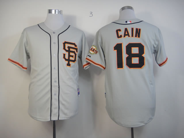 San Francisco Giants #18 Matt Cain 2013 Gray SF Jerseys,We sell and wholesale San Francisco Giants #18 Matt Cain 2013 Gray SF Jerseys on line form chian!