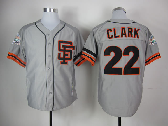 San Francisco Giants #22 Clark Gray Throwback Jerseys,We sell and wholesale San Francisco Giants #22 Clark Gray Throwback Jerseys on line form chian!