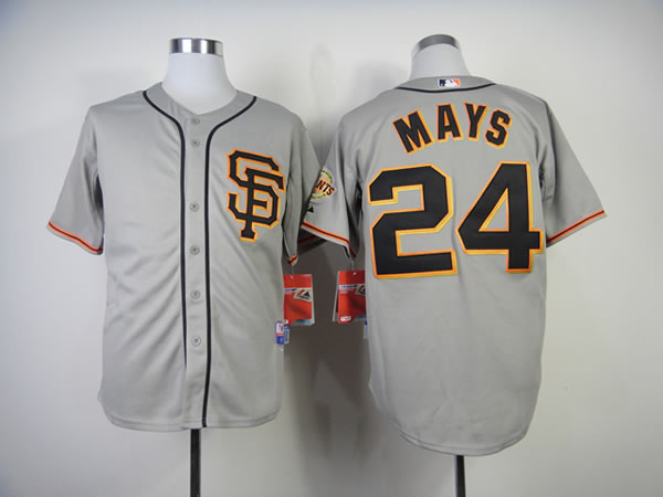 San Francisco Giants #24 Mays Grey Throwback Jerseys,We sell and wholesale San Francisco Giants #24 Mays Grey Throwback Jerseys on line form chian!
