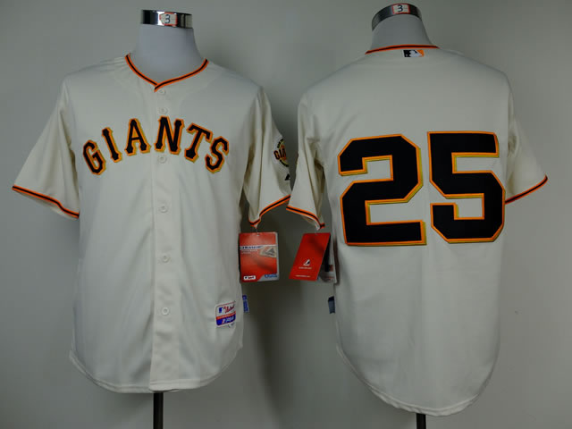 San Francisco Giants #25 Barry Bonds Cream Throwback Jerseys,We sell and wholesale San Francisco Giants #25 Barry Bonds Cream Throwback Jerseys on line form chian!