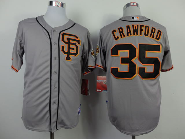 San Francisco Giants #35 Crawford Gray SF Cool Base Jerseys,We sell and wholesale San Francisco Giants #35 Crawford Gray SF Cool Base Jerseys on line form chian!