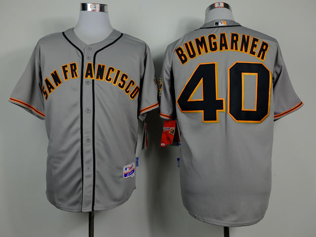San Francisco Giants #40 Madison Bumgarner 2014 Gray Jerseys,We sell and wholesale San Francisco Giants #40 Madison Bumgarner 2014 Gray Jerseys on line form chian!