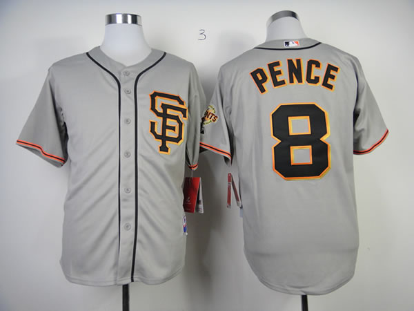 San Francisco Giants #8 Pence Grey Throwback Jerseys,We sell and wholesale San Francisco Giants #8 Pence Grey Throwback Jerseys on line form chian!