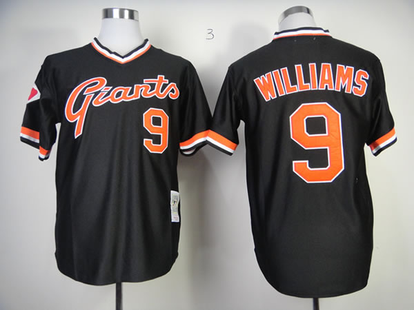 San Francisco Giants #9 Williams Black Throwback Jerseys,We sell and wholesale San Francisco Giants #9 Williams Black Throwback Jerseys on line form chian!