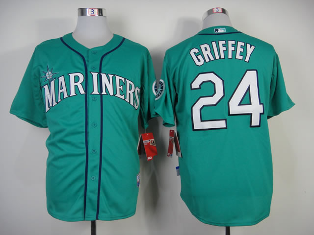 Seattle Mariners #24 Griffey Green Jerseys,We sell and wholesale Seattle Mariners #24 Griffey Green Jerseys on line form chian!