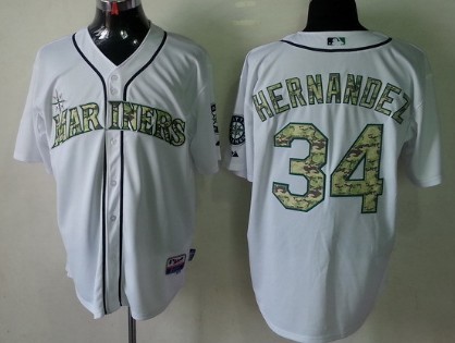 Seattle Mariners #34 Felix Hernandez White 2013 USMC Home Cool Base Jerseys,We sell and wholesale Seattle Mariners #34 Felix Hernandez White 2013 USMC Home Cool Base Jerseys on line form chian!