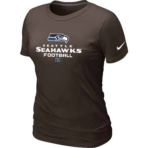Seattle Seahawks Brown Women's Critical Victory T-Shirt,We sell and wholesale Seattle Seahawks Brown Women's Critical Victory T-Shirt on line form chian!