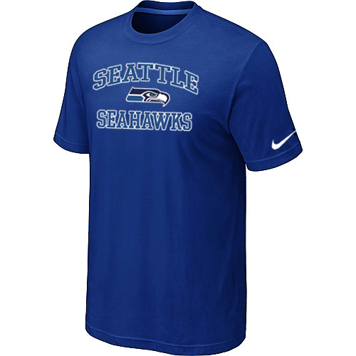 Seattle Seahawks Heart & Soul Blue T-Shirt,We sell and wholesale Seattle Seahawks Heart & Soul Blue T-Shirt on line form chian!