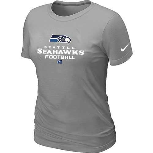 Seattle Seahawks L.Grey Women's Critical Victory T-Shirt,We sell and wholesale Seattle Seahawks L.Grey Women's Critical Victory T-Shirt on line form chian!
