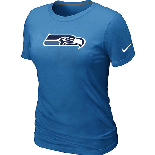 Seattle Seahawks L.blue Women's Logo T-Shirt,We sell and wholesale Seattle Seahawks L.blue Women's Logo T-Shirt on line form chian!