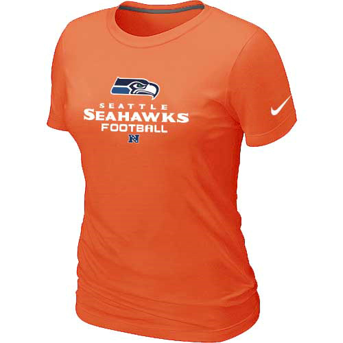 Seattle Seahawks Orange Women's Critical Victory T-Shirt,We sell and wholesale Seattle Seahawks Orange Women's Critical Victory T-Shirt on line form chian!