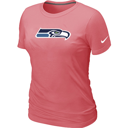 Seattle Seahawks Pink Women's Logo T-Shirt,We sell and wholesale Seattle Seahawks Pink Women's Logo T-Shirt on line form chian!