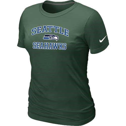 Seattle Seahawks Women's Heart & Soul D.Green T-Shirt,We sell and wholesale Seattle Seahawks Women's Heart & Soul D.Green T-Shirt on line form chian!