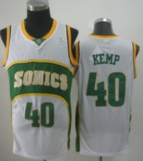 Seattle Supersonics #40 Shawn Kemp 1994-95 White Swingman Jerseys,We sell and wholesale Seattle Supersonics #40 Shawn Kemp 1994-95 White Swingman Jerseys on line form chian!