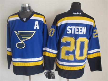 St. Louis Blues #20 Steen 2014 Blue Jerseys,We sell and wholesale St. Louis Blues #20 Steen 2014 Blue Jerseys on line form chian!
