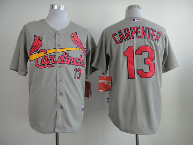 St. Louis Cardinals #13 Carpenter Gray Jerseys,We sell and wholesale St. Louis Cardinals #13 Carpenter Gray Jerseys on line form chian!