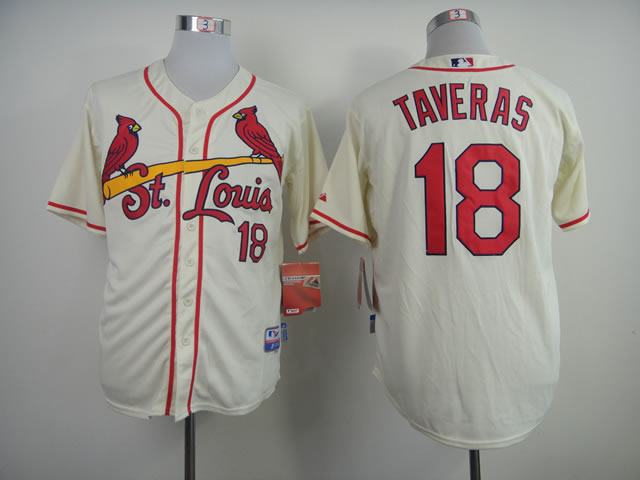 St. Louis Cardinals #18 Taveras Cream Jerseys,We sell and wholesale St. Louis Cardinals #18 Taveras Cream Jerseys on line form chian!