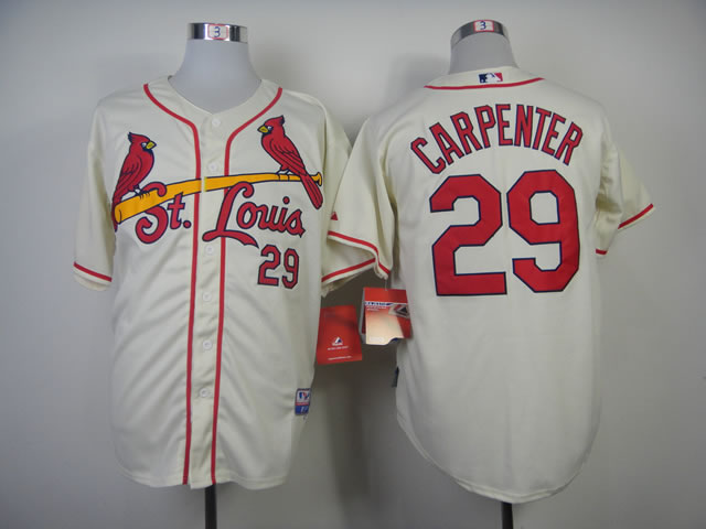 St. Louis Cardinals #29 Chris Carpenter Cream Jerseys,We sell and wholesale St. Louis Cardinals #29 Chris Carpenter Cream Jerseys on line form chian!