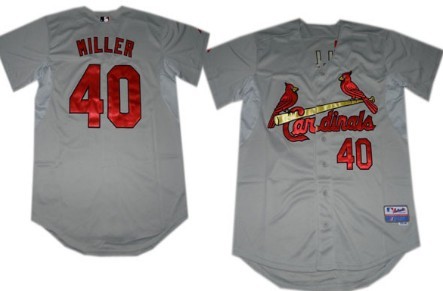 St. Louis Cardinals #40 Shelby Miller Gray Jerseys,We sell and wholesale St. Louis Cardinals #40 Shelby Miller Gray Jerseys on line form chian!