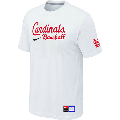 St. Louis Cardinals White Nike Short Sleeve Practice T-Shirt,We sell and wholesale St. Louis Cardinals White Nike Short Sleeve Practice T-Shirt on line form chian!