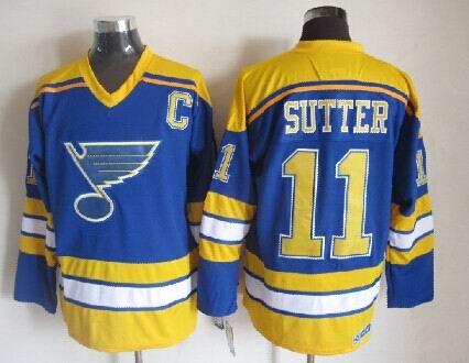 St.Louis Blues #11 Brian Sutter Throwback CCM Blue Jerseys,We sell and wholesale St.Louis Blues #11 Brian Sutter Throwback CCM Blue Jerseys on line form chian!