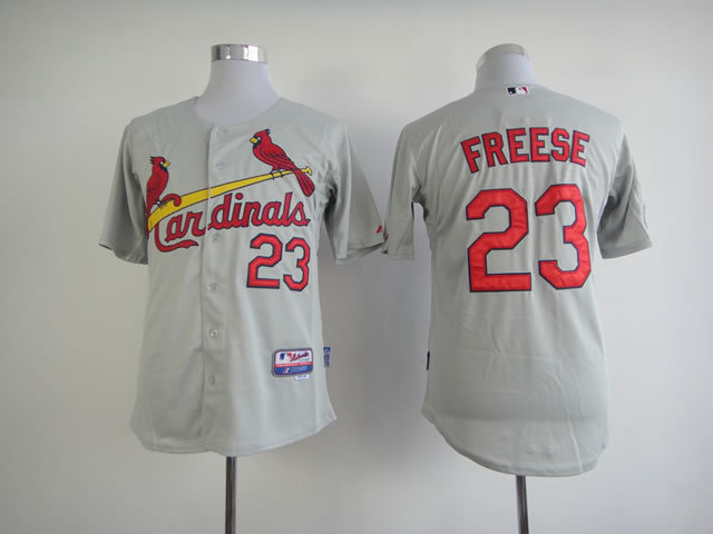 St.Louis Cardinals #23 David Freese Grey Jerseys,We sell and wholesale St.Louis Cardinals #23 David Freese Grey Jerseys on line form chian!