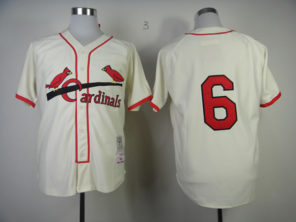 St.Louis Cardinals #6 Stan Musial Cream Throwback 1944 Jerseys,We sell and wholesale St.Louis Cardinals #6 Stan Musial Cream Throwback 1944 Jerseys on line form chian!