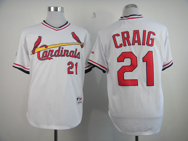 St.Louis Cardinals 21# Authentic Allen Craig 1982 Turn Back The Clock White Jerseys,We sell and wholesale St.Louis Cardinals 21# Authentic Allen Craig 1982 Turn Back The Clock White Jerseys on line form chian!