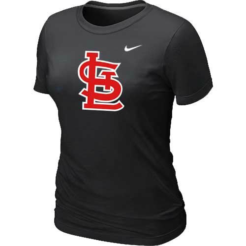 St.Louis Cardinals Heathered Black Nike Women's Blended T-Shirt,We sell and wholesale St.Louis Cardinals Heathered Black Nike Women's Blended T-Shirt on line form chian!