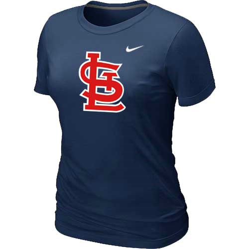 St.Louis Cardinals Heathered D.Blue Nike Women's Blended T-Shirt,We sell and wholesale St.Louis Cardinals Heathered D.Blue Nike Women's Blended T-Shirt on line form chian!